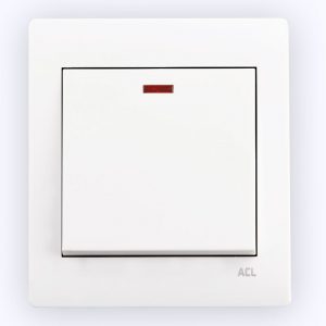 ACL - 20 A Double Pole Switch White