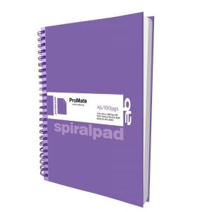Promate Hard Cover Spiral A6 -100 Pages