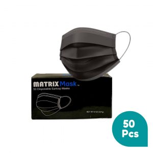 Matrix 3Ply Face Mask - Black
