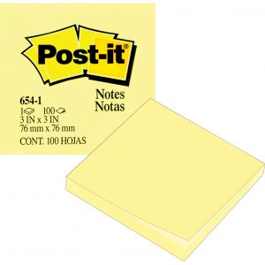 3M - Post It Pad 3 X 3 Yellow