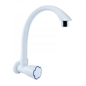 Watertec - Wall Sink Tap 201M - White