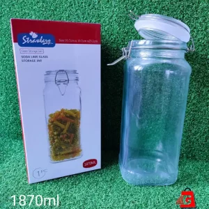 Strawberry Soda Lime Storage Jar 1870Ml