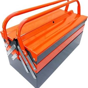 Metal Tool Box 5 Tray Large