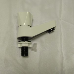 Watertec - Pillar Basin Tap Roma -White