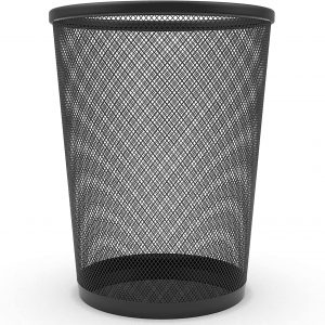 Steel Mesh Waste Bin Round