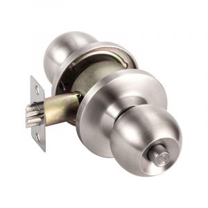 Bathroom Door Lock - Silver
