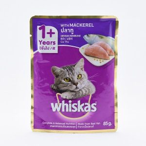 Whiskas - Mackerel Cat Food Pouch 80G
