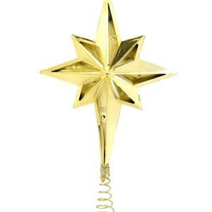 Christmas Tree Decor - Star, 26X15.5Cm, Plastic - Wt004