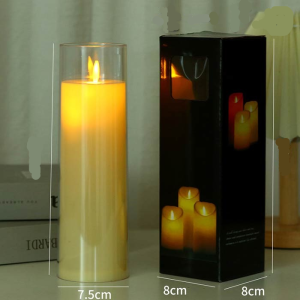 Christmas Home Decor - Led Candle, Swinging Flame 7.5X20Cm - Cd003