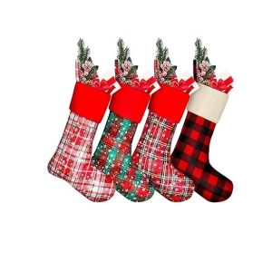Christmas Home Decor - Socks Size:23X17Cm Red - Sk003