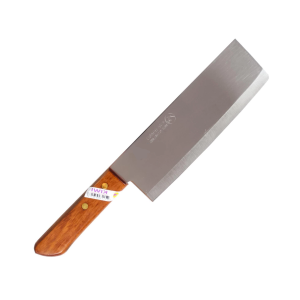 KIWI - 7" Cook Cleaver Knife Wood Handle